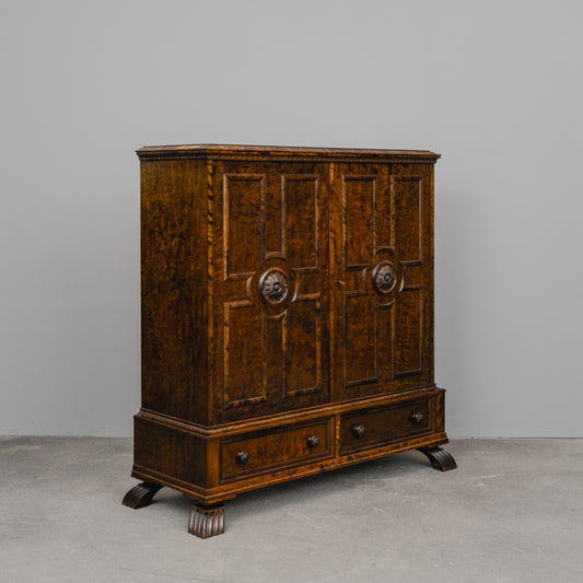 Historismus Schrank in Birke - erste Hälfte des 19.Jahrhunderts