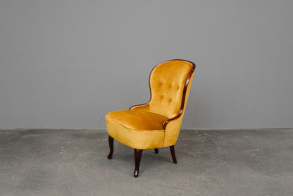 Mid-Century Paar Sessel in Gelb - Mitte des 20.Jahrhunderts