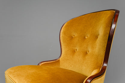 Mid-Century Paar Sessel in Gelb - Mitte des 20.Jahrhunderts