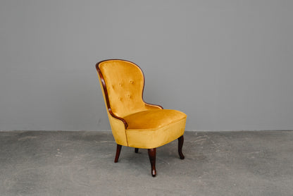 Mid-Century Paar Sessel in Gelb - Mitte des 20.Jahrhunderts