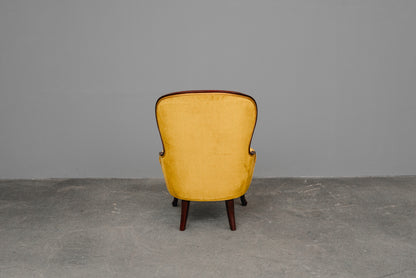 Mid-Century Paar Sessel in Gelb - Mitte des 20.Jahrhunderts