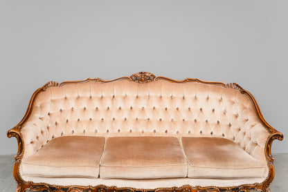 Barock Stil Sofa in Vollholz - aus dem 20.Jahrhundert