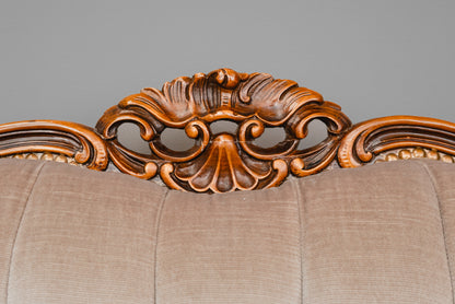 Barock Stil Sofa in Vollholz - aus dem 20.Jahrhundert