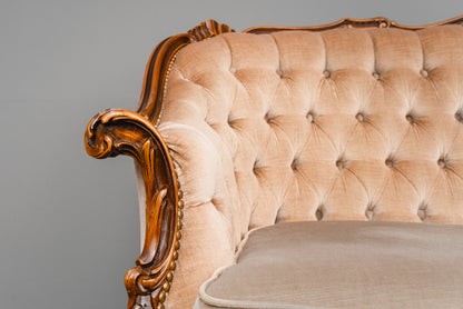 Barock Stil Sofa in Vollholz - aus dem 20.Jahrhundert