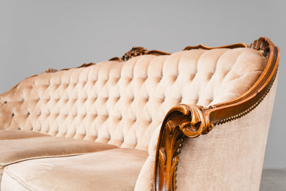 Barock Stil Sofa in Vollholz - aus dem 20.Jahrhundert