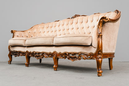 Barock Stil Sofa in Vollholz - aus dem 20.Jahrhundert
