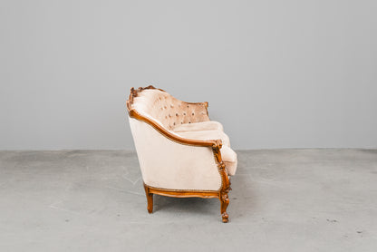 Barock Stil Sofa in Vollholz - aus dem 20.Jahrhundert