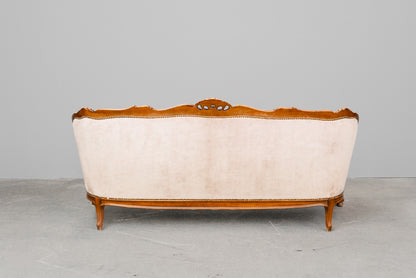 Barock Stil Sofa in Vollholz - aus dem 20.Jahrhundert