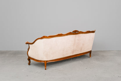 Barock Stil Sofa in Vollholz - aus dem 20.Jahrhundert