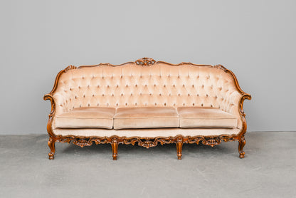 Barock Stil Sofa in Vollholz - aus dem 20.Jahrhundert