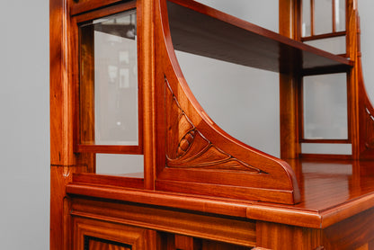 Jugendstil Bücherschrank in Mahagoni - Anfang des 20.Jahrhunderts