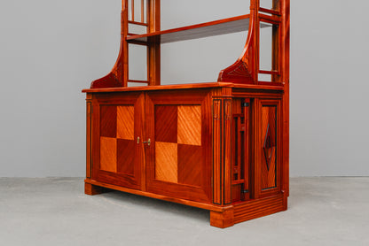 Jugendstil Bücherschrank in Mahagoni - Anfang des 20.Jahrhunderts