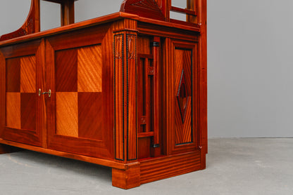 Jugendstil Bücherschrank in Mahagoni - Anfang des 20.Jahrhunderts