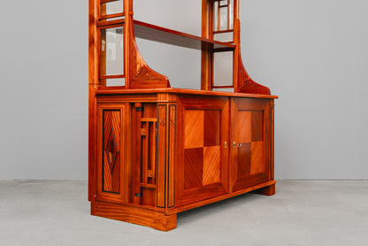 Jugendstil Bücherschrank in Mahagoni - Anfang des 20.Jahrhunderts