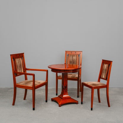 Jugendstil Sitzgruppe in Mahagoni - Anfang des 20.Jahrhunderts