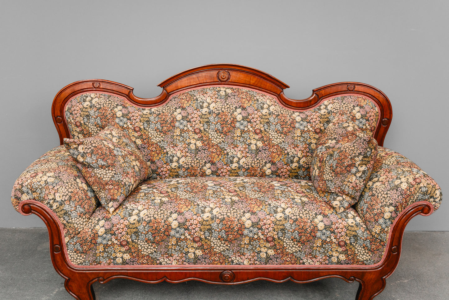 Biedermeier Sofa in Mahagoni - Mitte des 19.Jahrhunderts