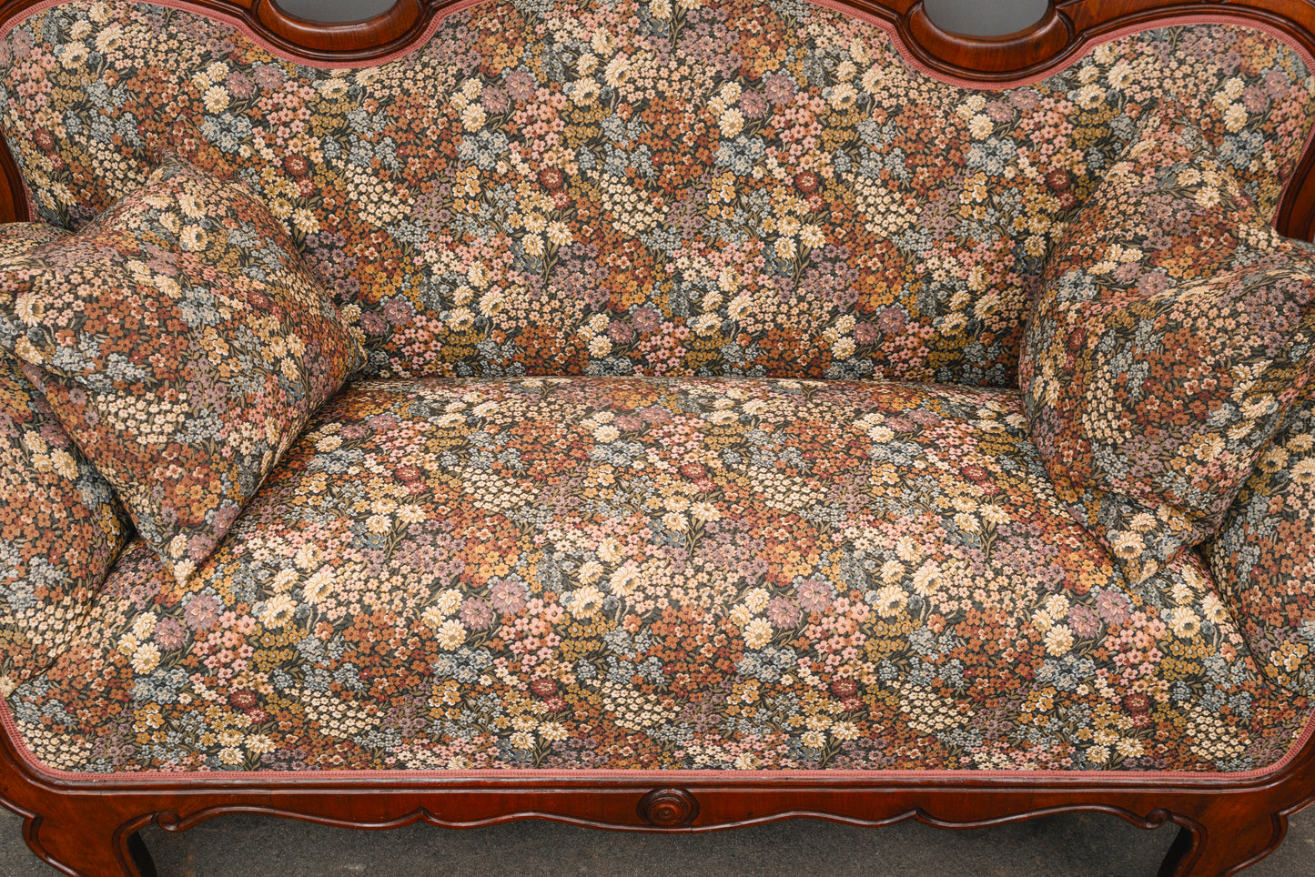 Biedermeier Sofa in Mahagoni - Mitte des 19.Jahrhunderts
