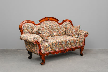 Biedermeier Sofa in Mahagoni - Mitte des 19.Jahrhunderts