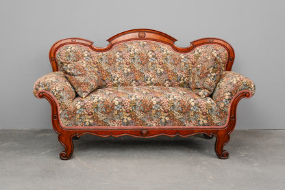 Biedermeier Sofa in Mahagoni - Mitte des 19.Jahrhunderts
