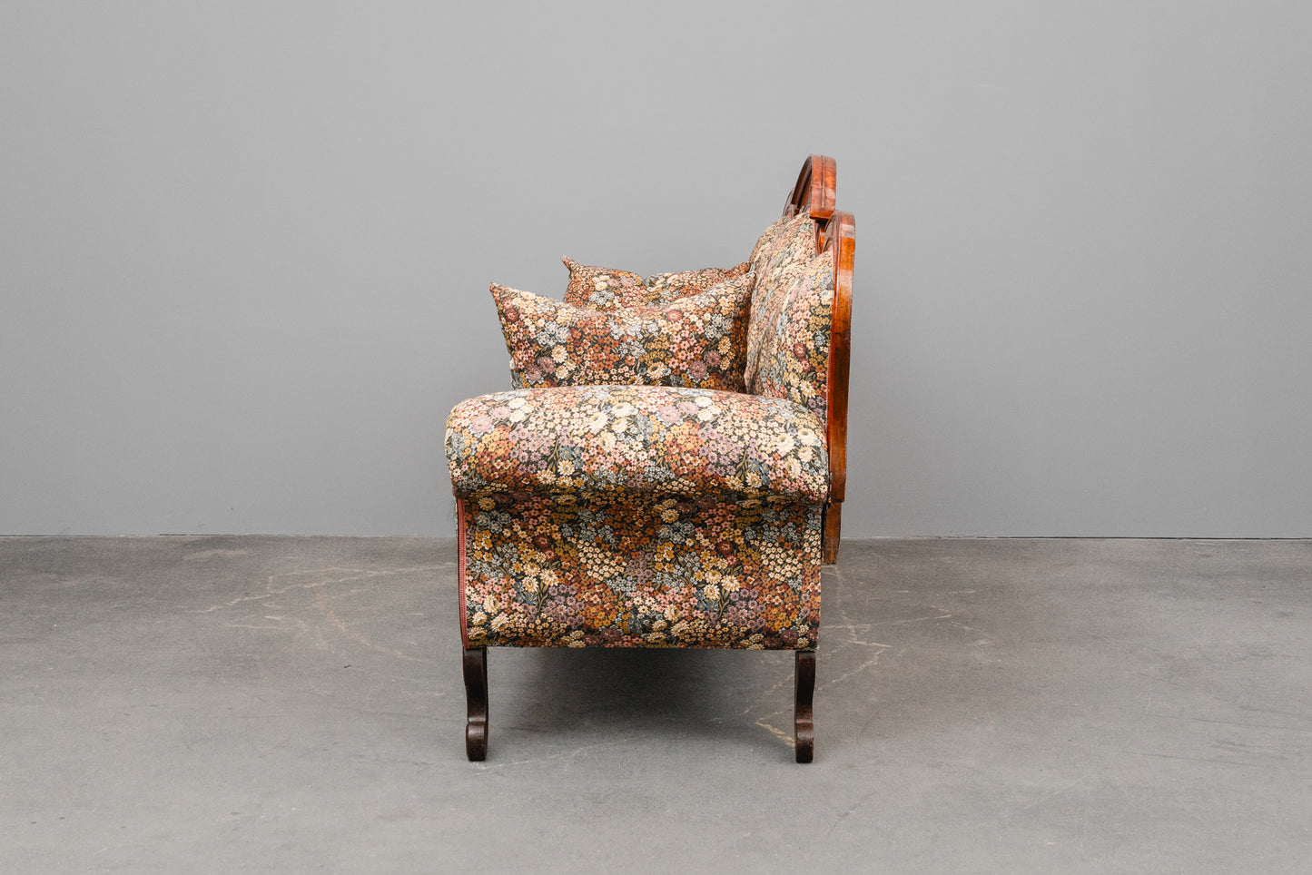 Biedermeier Sofa in Mahagoni - Mitte des 19.Jahrhunderts
