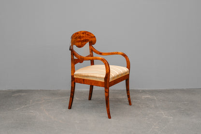 Biedermeier Stil Sitzgruppe in Birke - Anfang des 20.Jahrhunderts