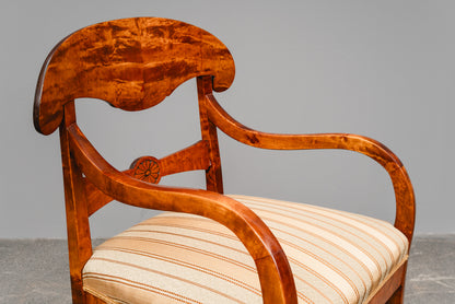Biedermeier Stil Sitzgruppe in Birke - Anfang des 20.Jahrhunderts