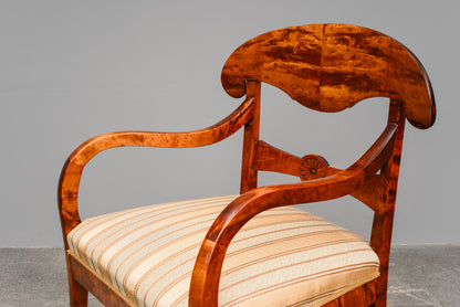 Biedermeier Stil Sitzgruppe in Birke - Anfang des 20.Jahrhunderts