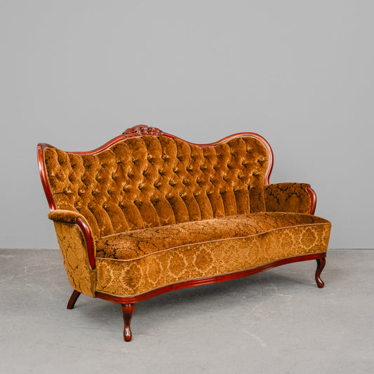 Antiker Stil Sofa in Gelb - zweite Hälfte des 20.Jahrhunderts