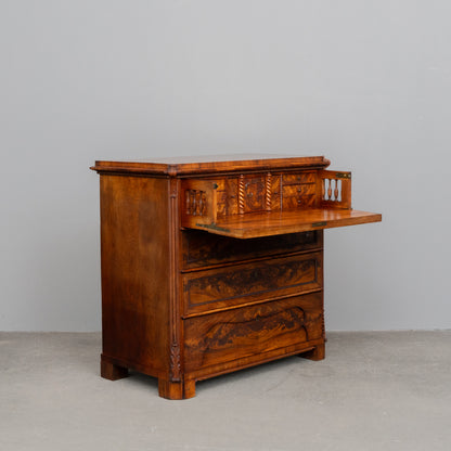Biedermeier Kommode in Mahagoni - Mitte des 19.Jahrhunderts