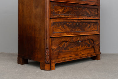 Biedermeier Kommode in Mahagoni - Mitte des 19.Jahrhunderts