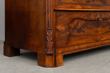 Biedermeier Kommode in Mahagoni - Mitte des 19.Jahrhunderts