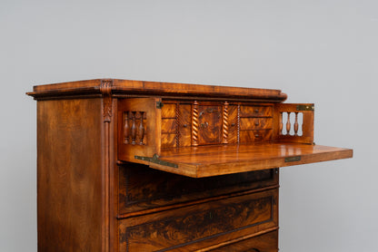 Biedermeier Kommode in Mahagoni - Mitte des 19.Jahrhunderts