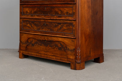 Biedermeier Kommode in Mahagoni - Mitte des 19.Jahrhunderts