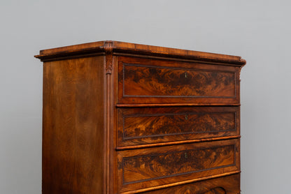 Biedermeier Kommode in Mahagoni - Mitte des 19.Jahrhunderts