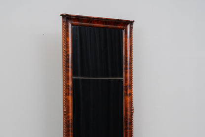 Biedermeier Spiegel mit Konsole in Mahagoni - Mitte des 19.Jahrhunderts