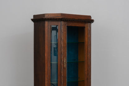 Jugendstil Vitrine in Eiche - Anfang des 20.Jahrhunderts