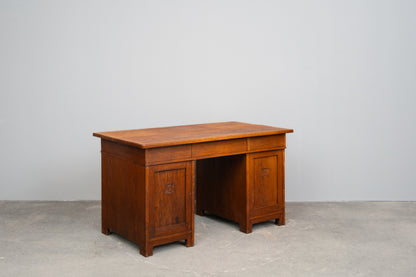 Jugendstil Schreibtisch in Eiche - Anfang des 20.Jahrhunderts