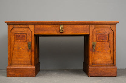 Jugendstil Schreibtisch in Eiche - Anfang des 20.Jahrhunderts