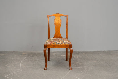 Jugendstil 4er Set Stühle in Eiche - Anfang des 20.Jahrhunderts