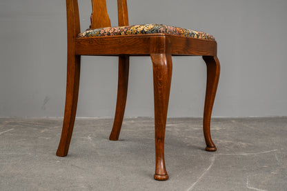 Jugendstil 4er Set Stühle in Eiche - Anfang des 20.Jahrhunderts