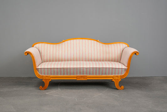 Biedermeier Stil Sofa in Birke - 1.Hälfte des 20.Jahrhunderts
