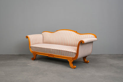 Biedermeier Stil Sofa in Birke - 1.Hälfte des 20.Jahrhunderts
