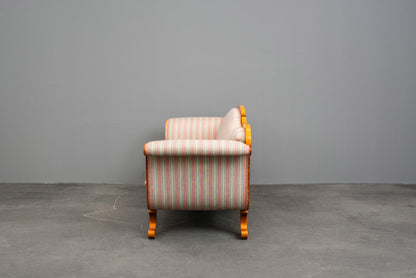Biedermeier Stil Sofa in Birke - 1.Hälfte des 20.Jahrhunderts