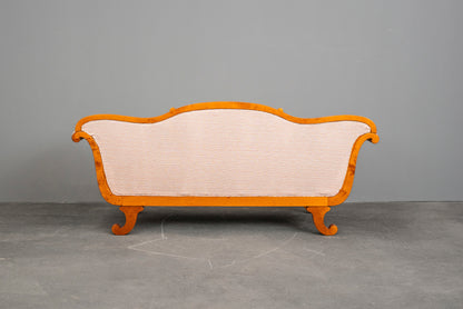 Biedermeier Stil Sofa in Birke - 1.Hälfte des 20.Jahrhunderts