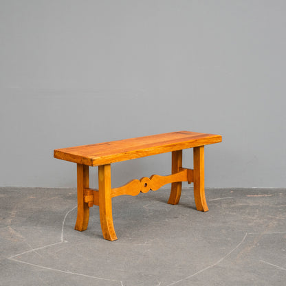 Biedermeier Stil Sitzbank in Buche - 1.Hälfte des 20.Jahrhunderts