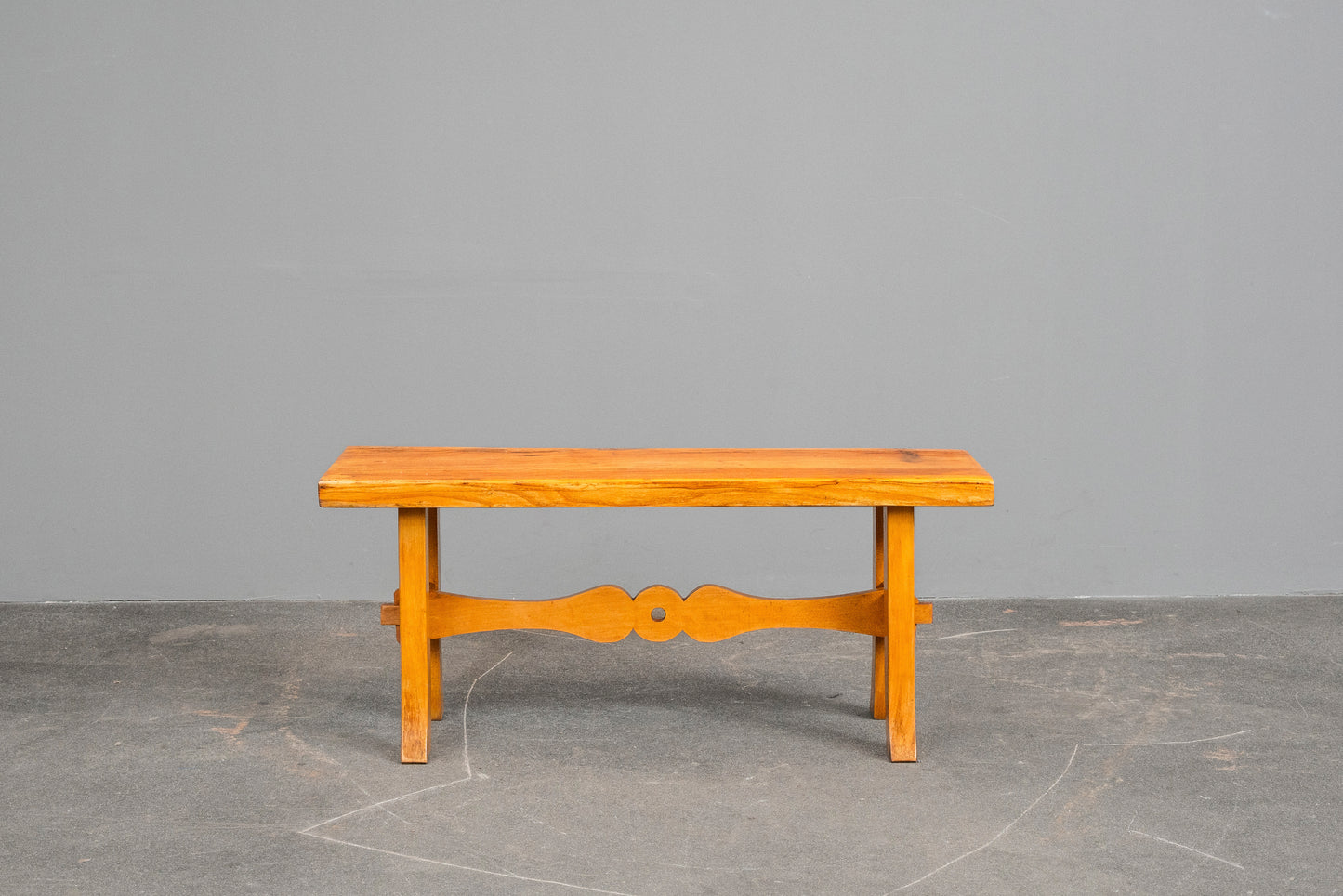 Biedermeier Stil Sitzbank in Buche - 1.Hälfte des 20.Jahrhunderts