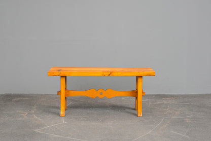 Biedermeier Stil Sitzbank in Buche - 1.Hälfte des 20.Jahrhunderts