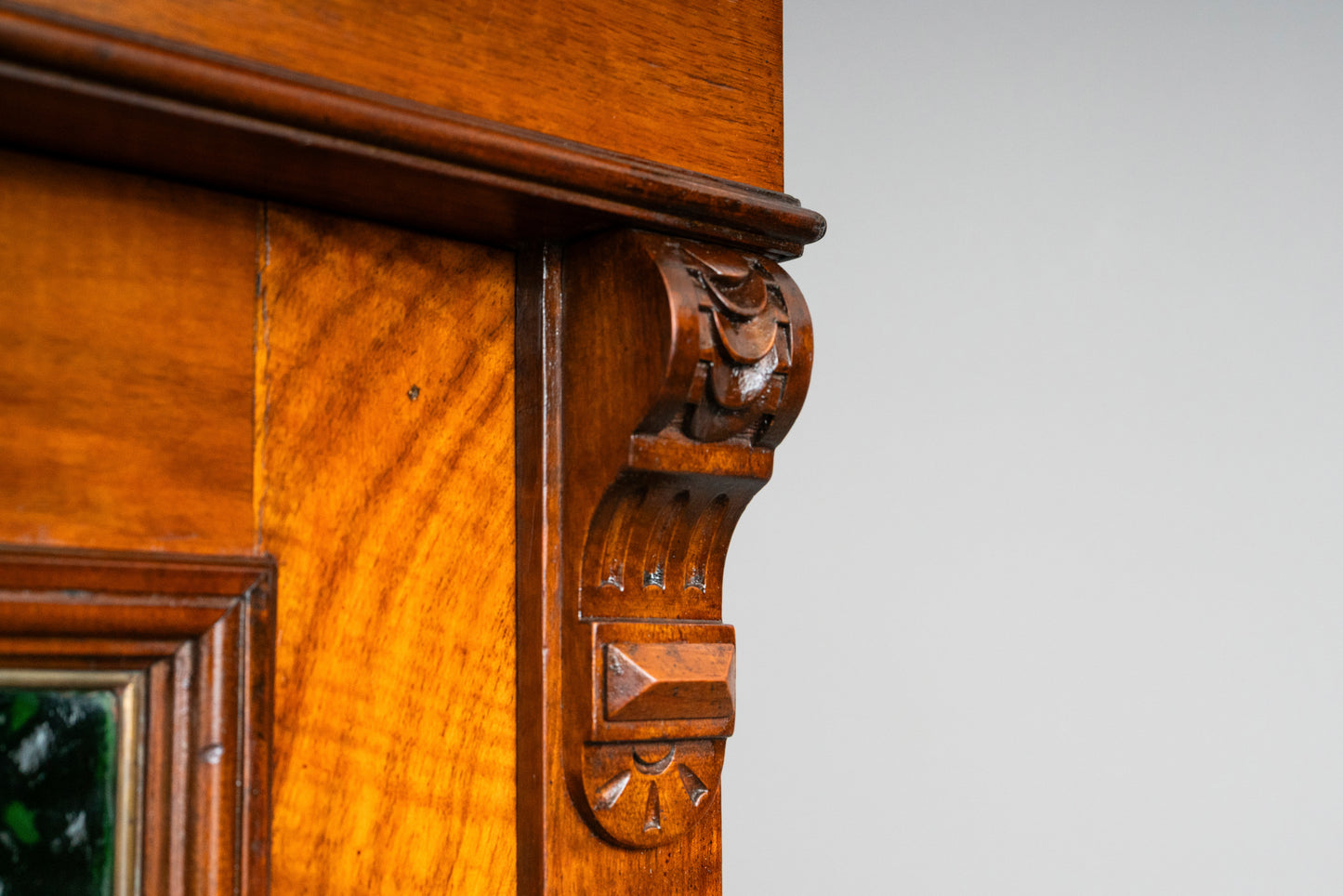 Gründerzeit / Jugendstil Bücherschrank in Eiche - um 1900