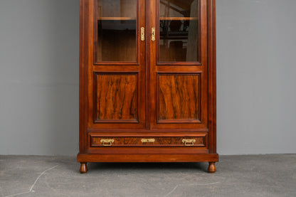Jugendstil Bücherschrank in Eiche - Anfang des 20.Jahrhunderts