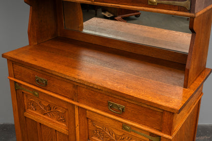 Jugendstil Buffetschrank in Eiche - Anfang des 20.Jahrhunderts